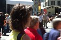 bewegende Menschen im Hintergrund