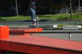 scharfer Skateboarder