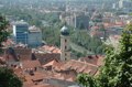Blick auf die Innenstadt von Graz
