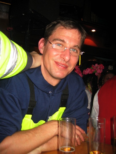 Frank geniesst den Abend