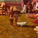 Nicole mit einem Strandboy