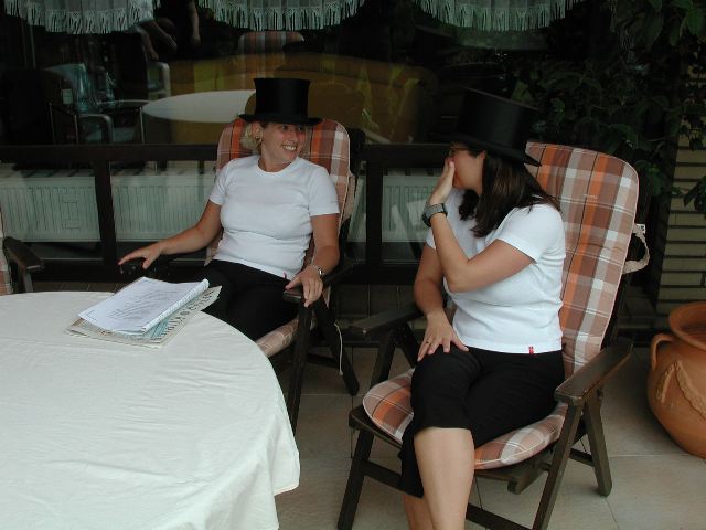 ...mit Nina und Tina...