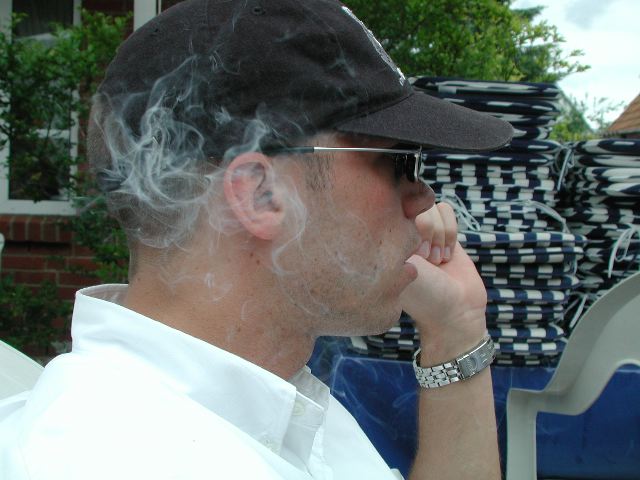 Marc dampft...