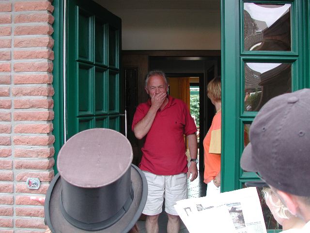 Dieter ist auch schon da.